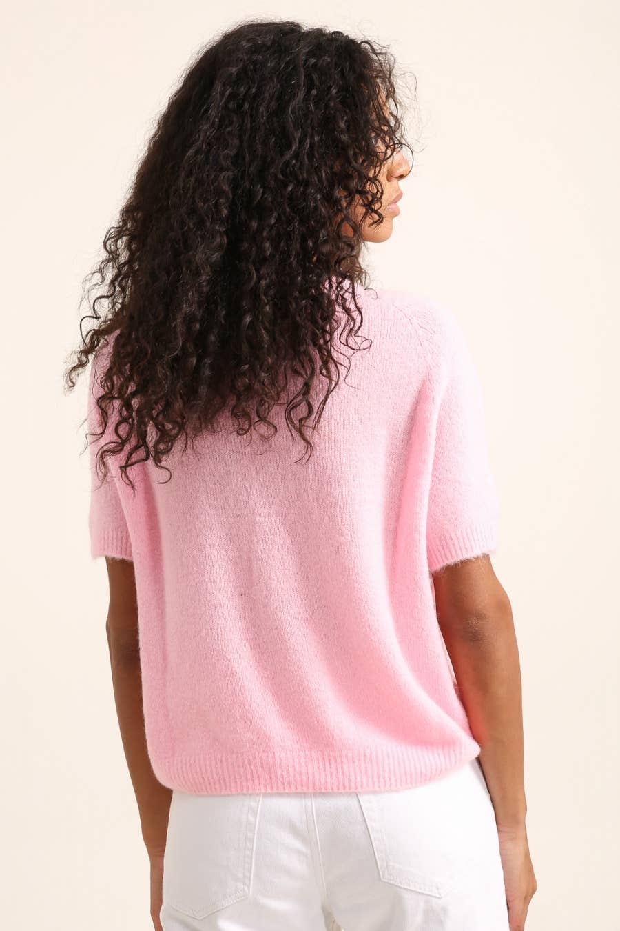Alpaka-Pullover mit 3/4-Ärmeln, Ref 1012: Schwarz