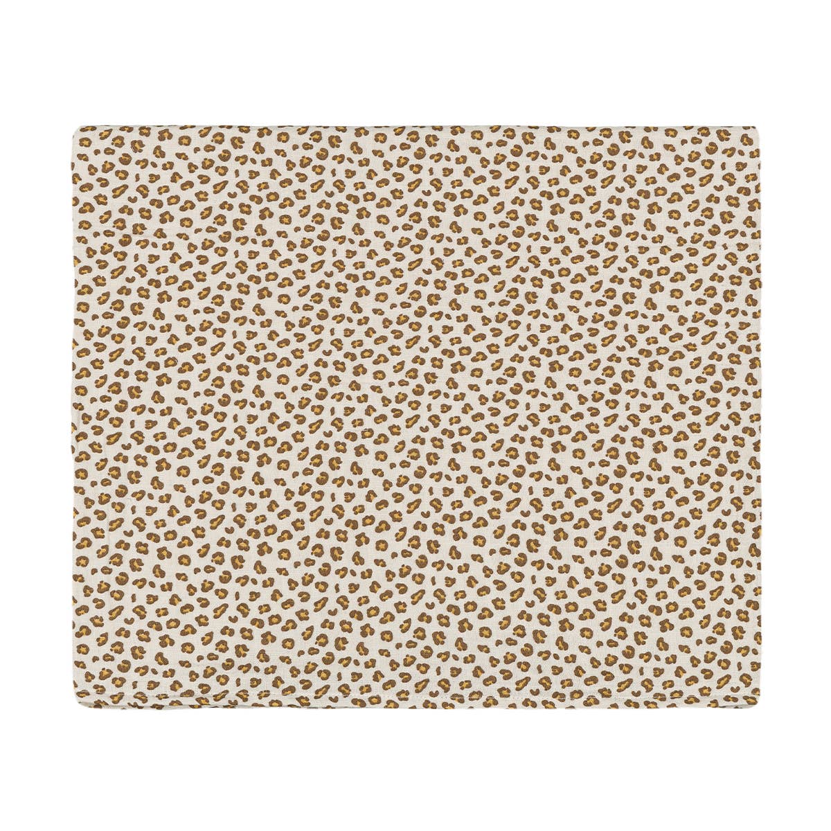 Louisa Pareo Mini Leopard Greige aus 100 % Baumwoll-Musselin