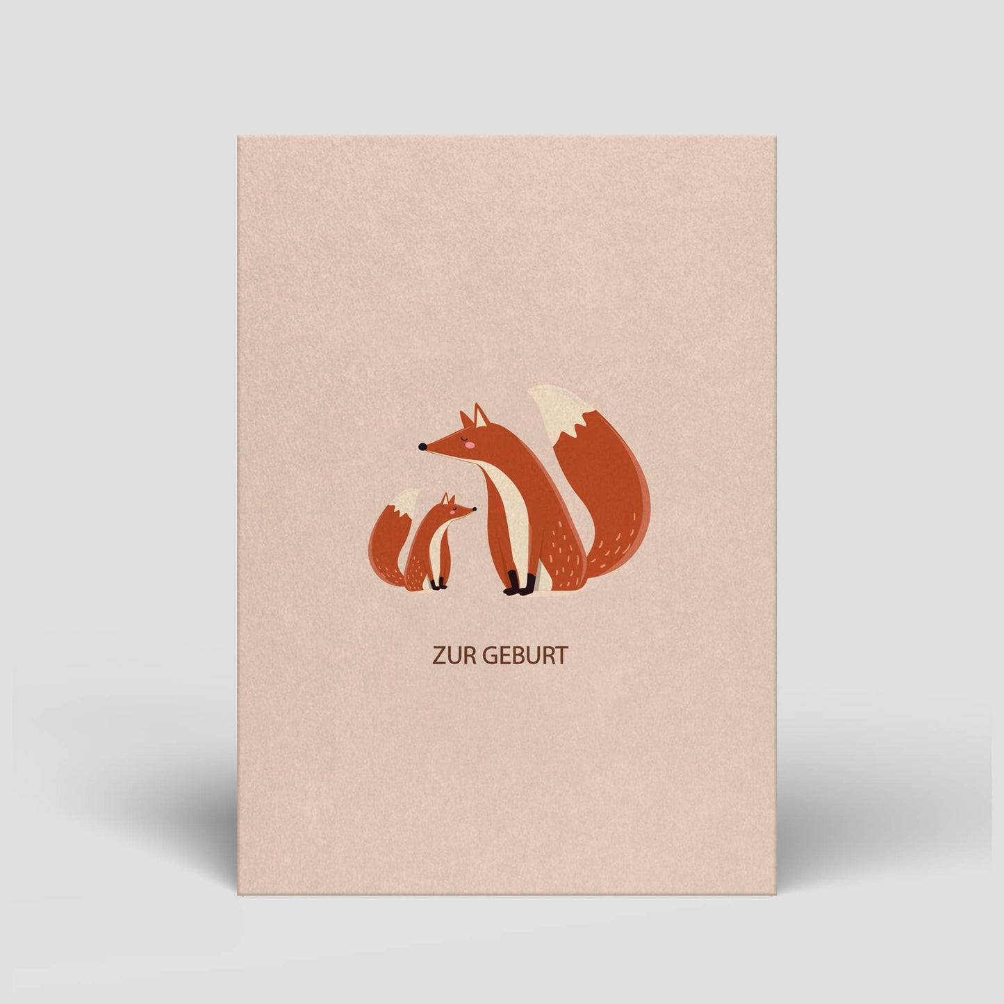 Postkarte - Fuchs zur Geburt - Nr. 89