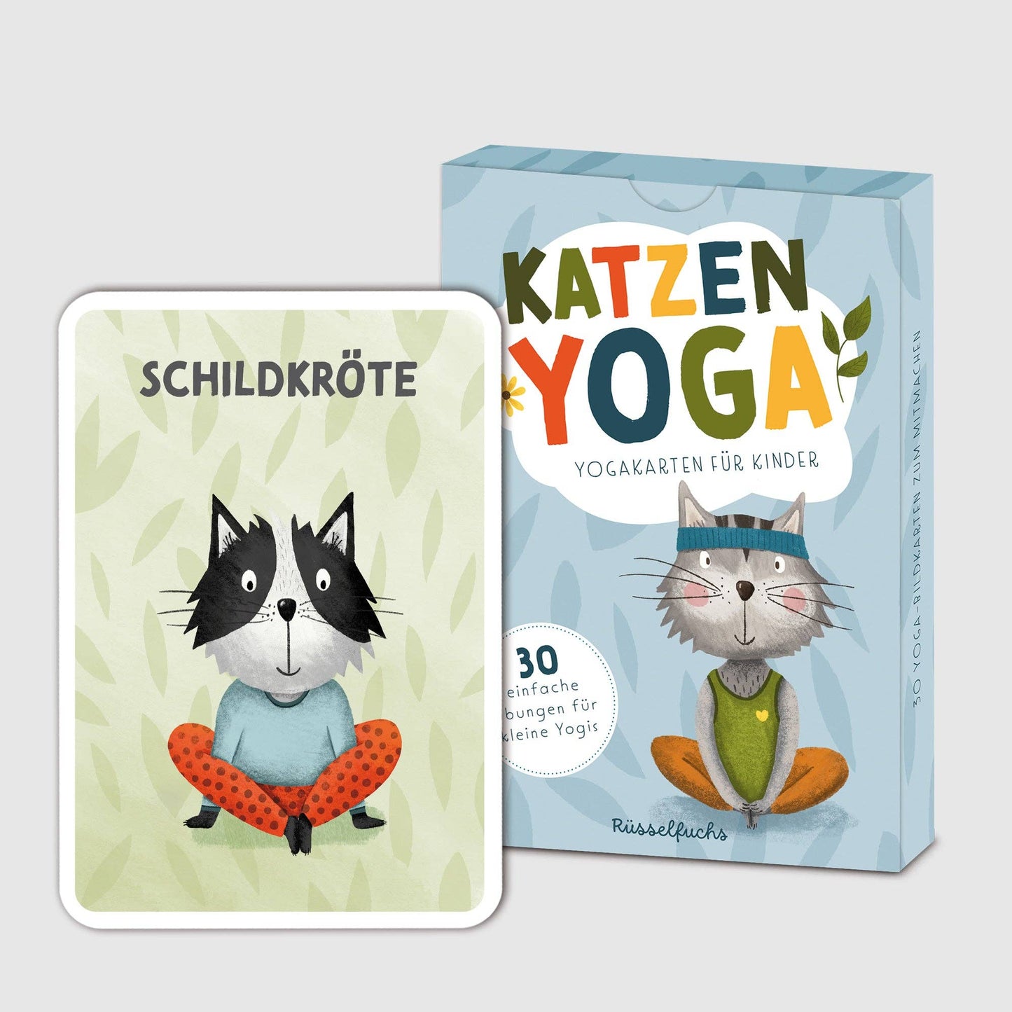 Kinderyoga Karten mit Katzen "Katzenyoga"