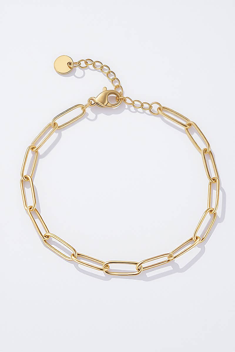 Edelstahlarmband für Charms 324CA56: Gold / 100% Edelstahl