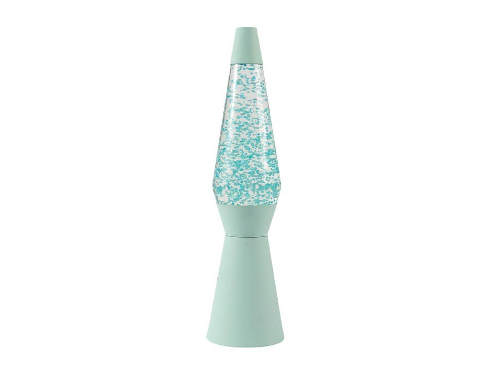 Spaceship Glitter Lampe Pastellgrün