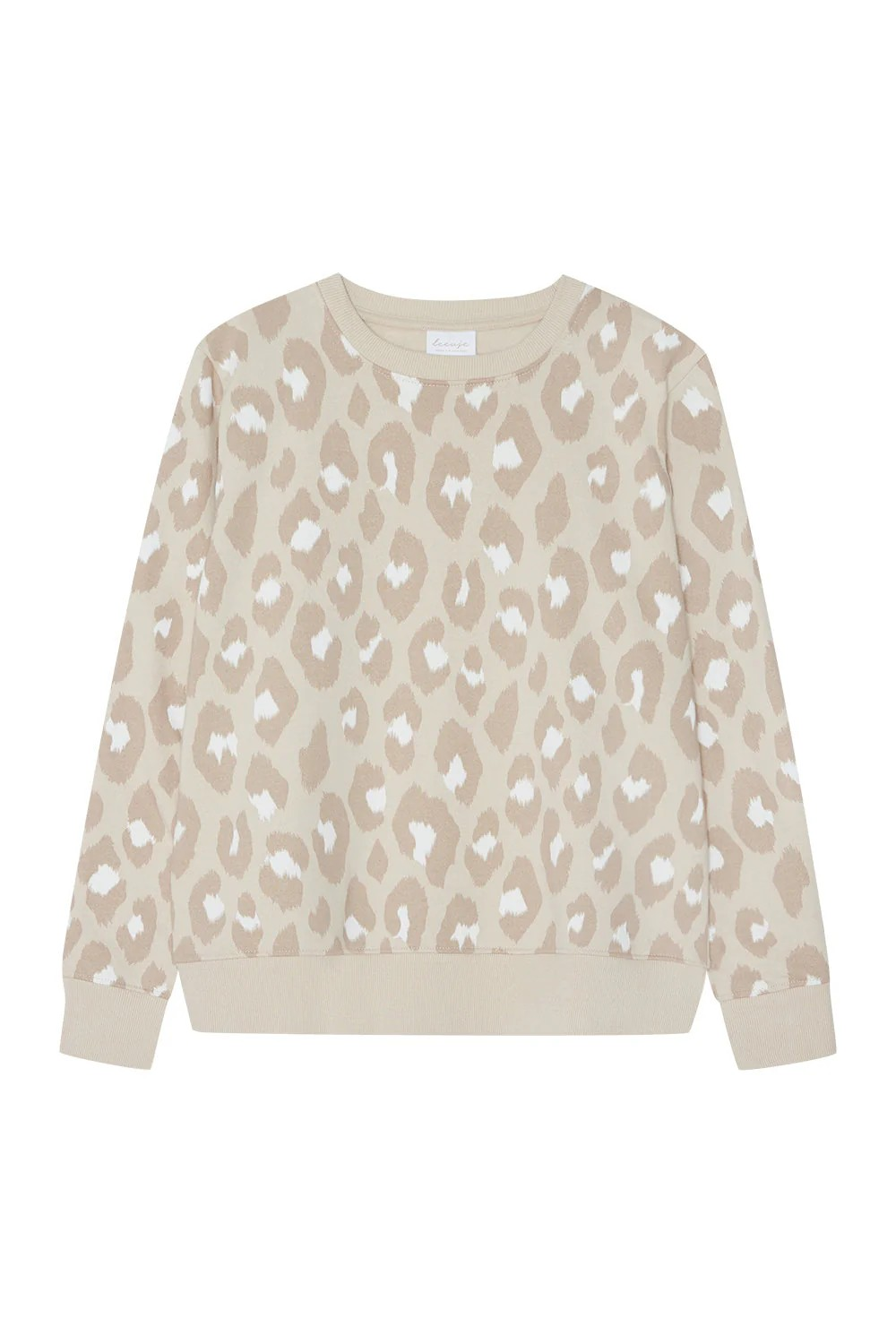 Oversized Sweater Damen 'Leoprint'