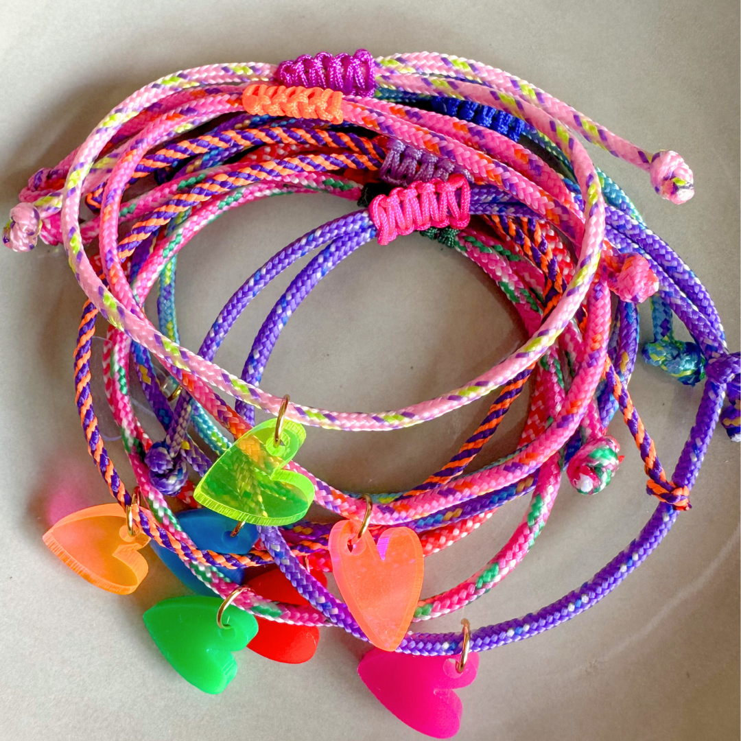 Armband Lume Charms | Herz Neon Gelb