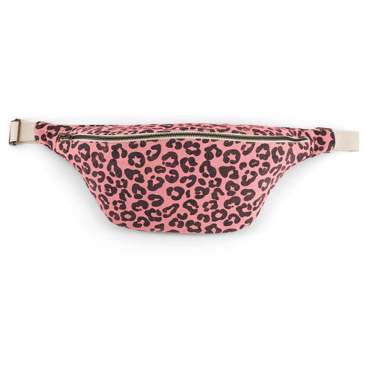 Damen Bauchtasche Graou mit Leopardenmuster: ERDBEERE / Graou