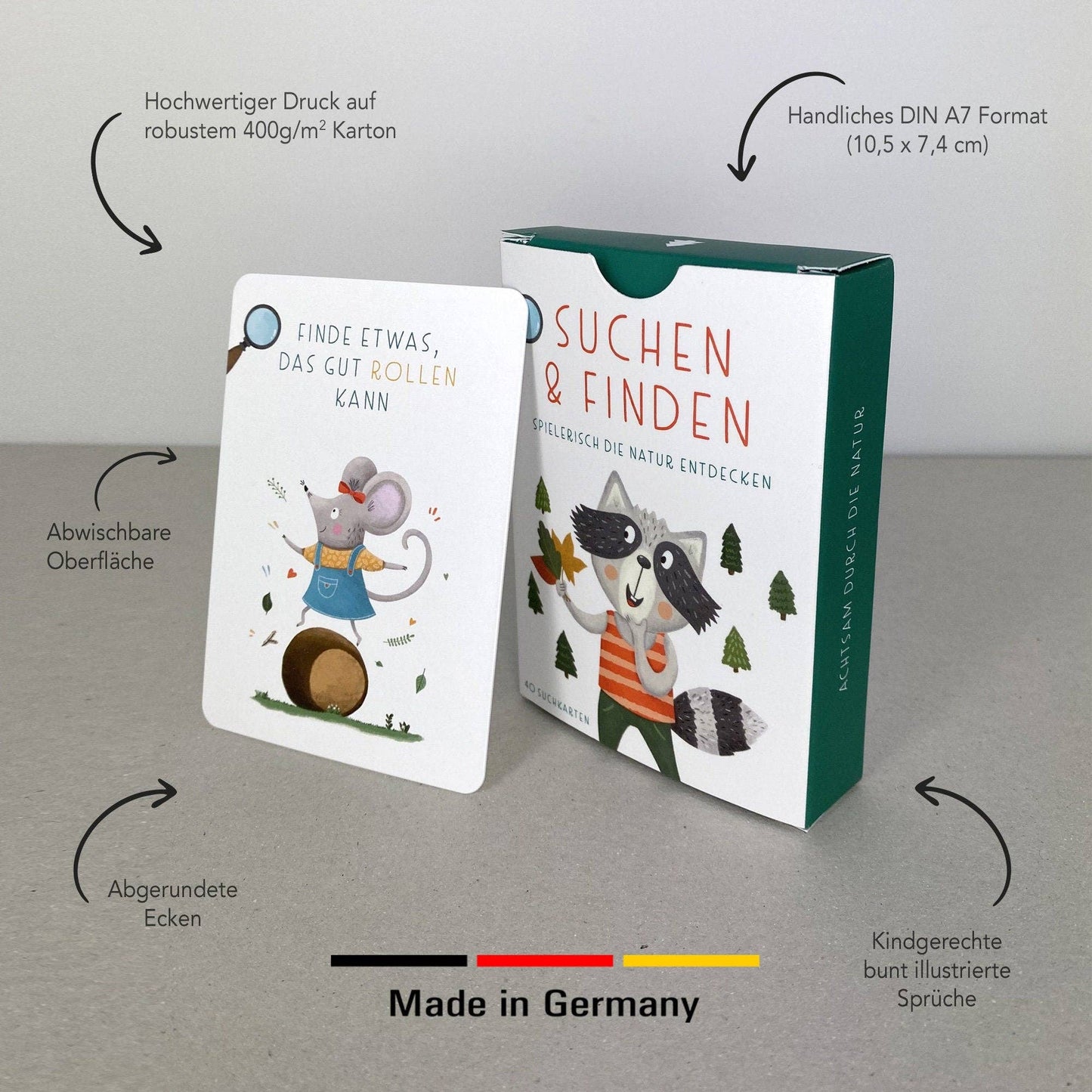 Entdeckerkarten für Kinder "Suchen & Finden"