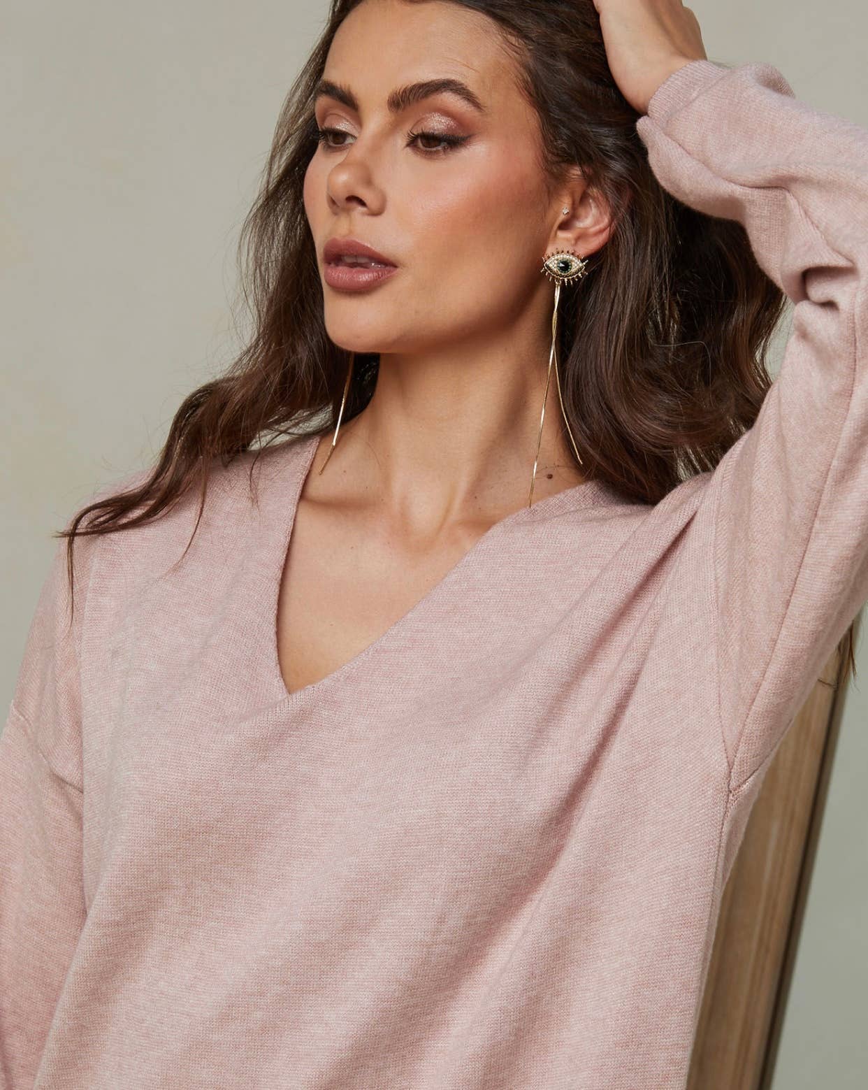 Strickkleid REF. 6111: Taupe