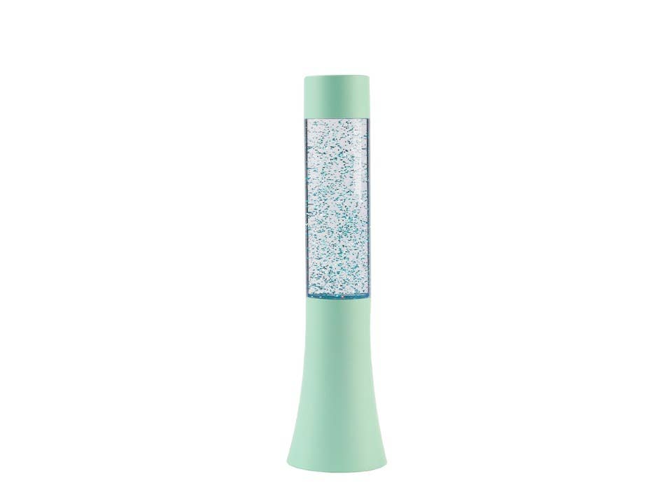 Flared Glitter Lampe Pastellgrün