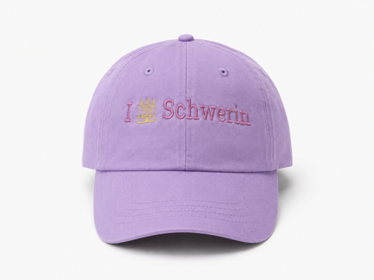 Cap 'I 🏰 Schwerin' Violett