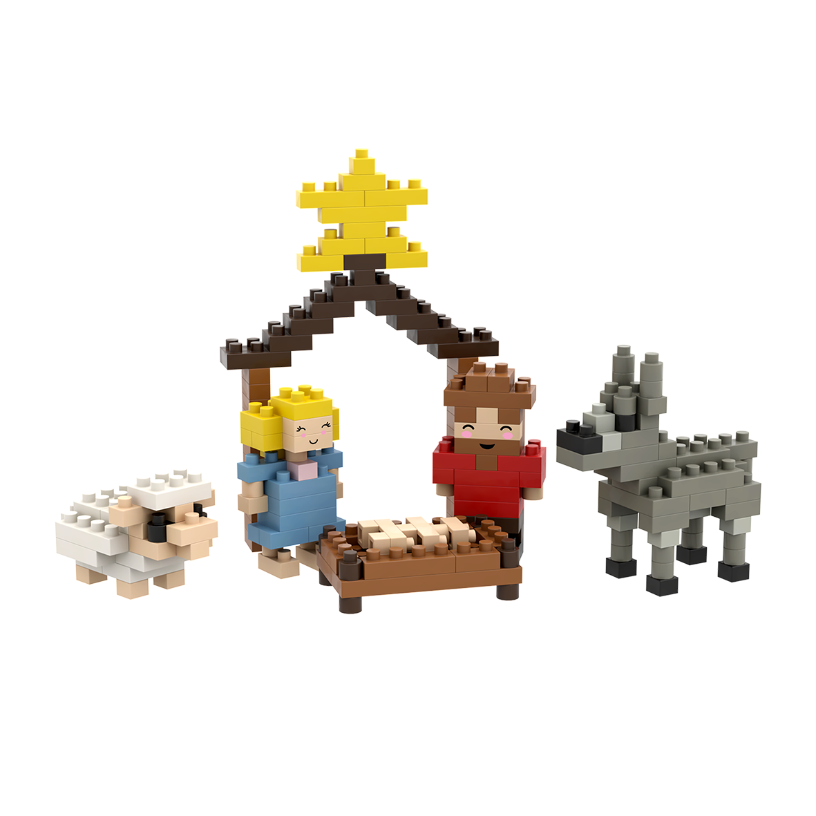 BRIXIES Adventskalender Krippe