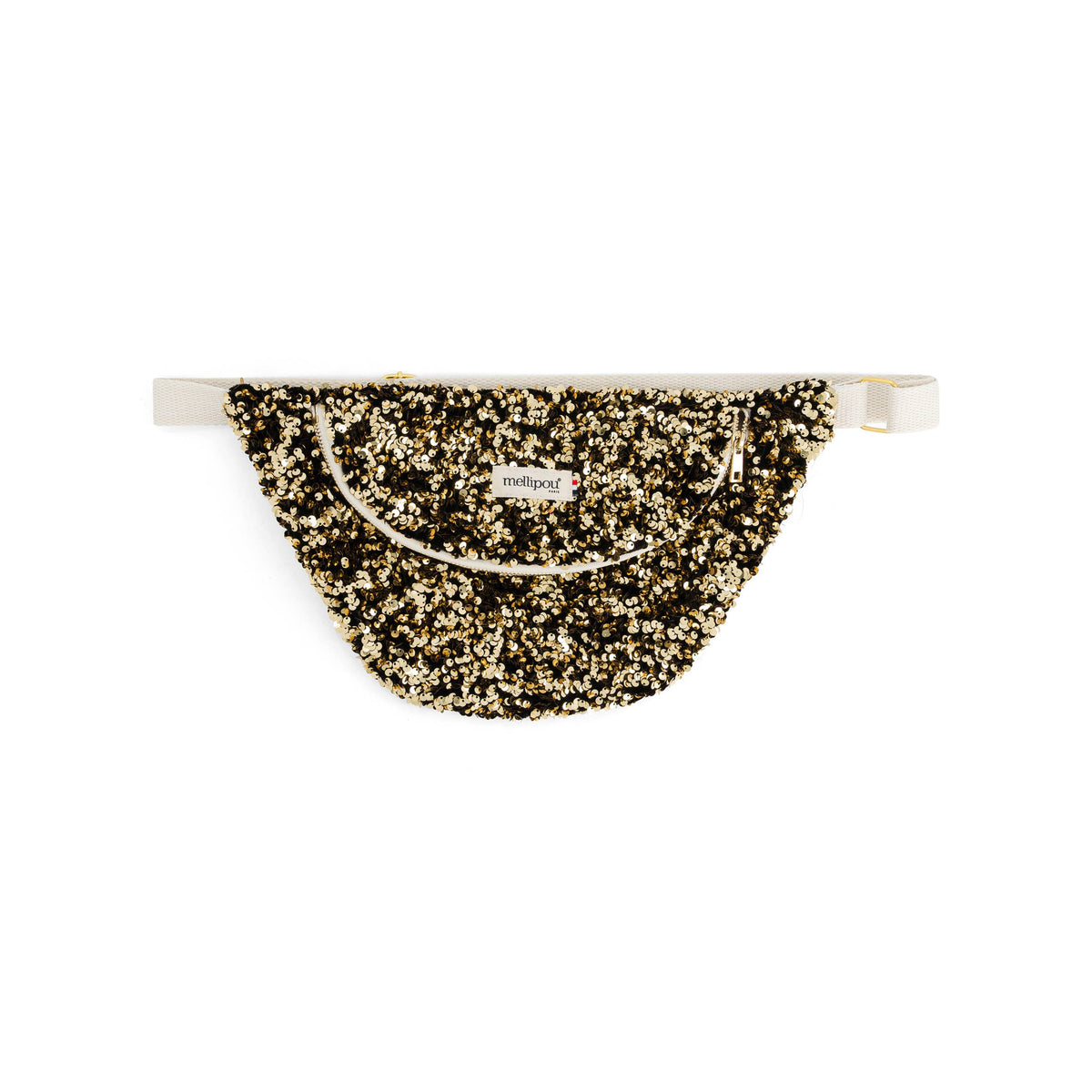 Pailletten-Bauchtasche gold - Chantal