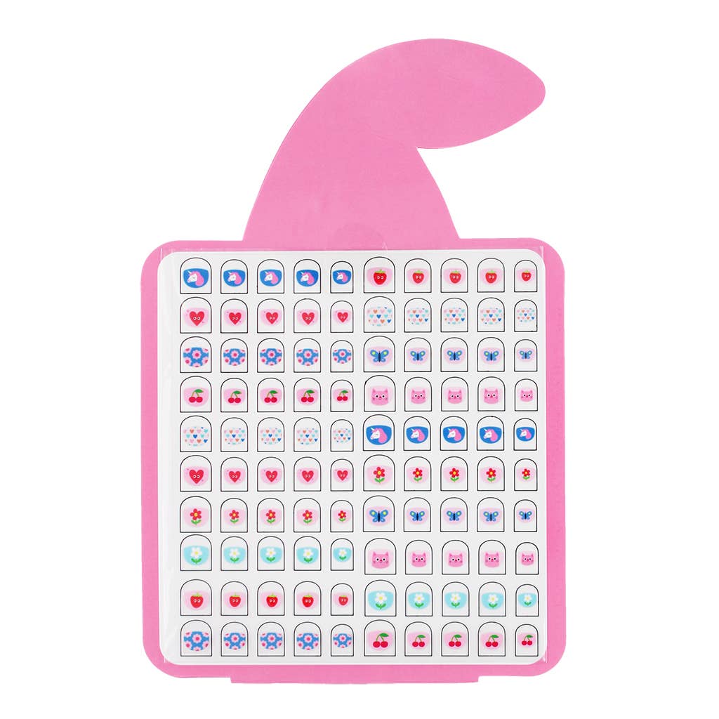 Nagelsticker für Kinder (Packung mit 100) - Kirsche