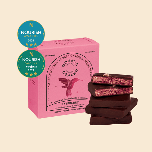 Schachtel mit 4 Nussbutter-Pralinen - Himbeere