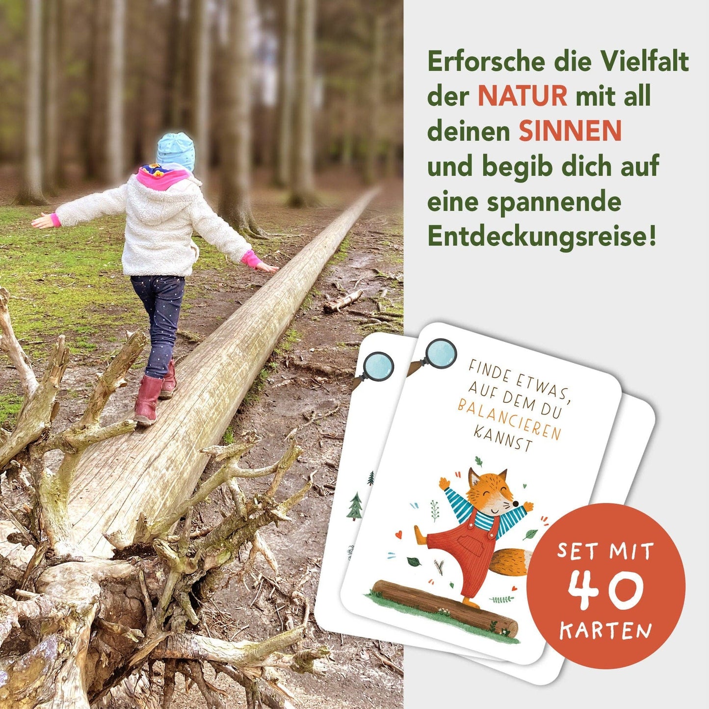 Entdeckerkarten für Kinder "Suchen & Finden"