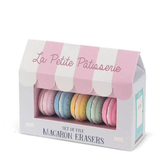 Radiergummis (Set mit 5) - Macarons