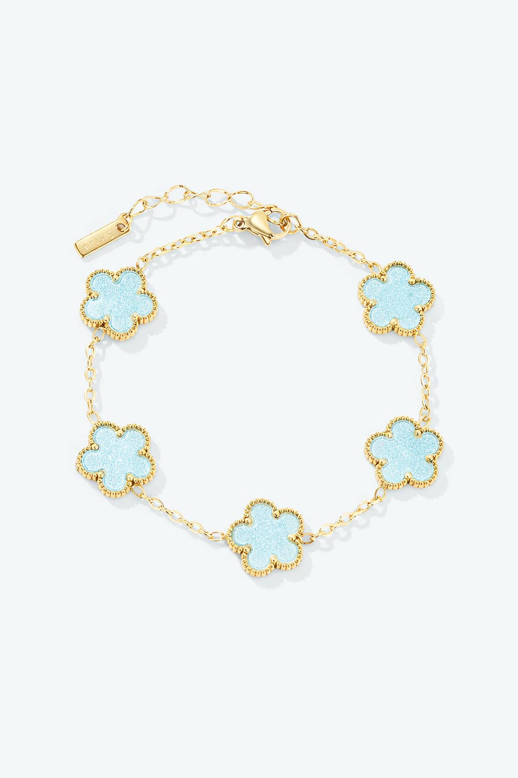 Armband aus Edelstahl 324AQ001: Blanc/Or / 100% Acier inoxydable