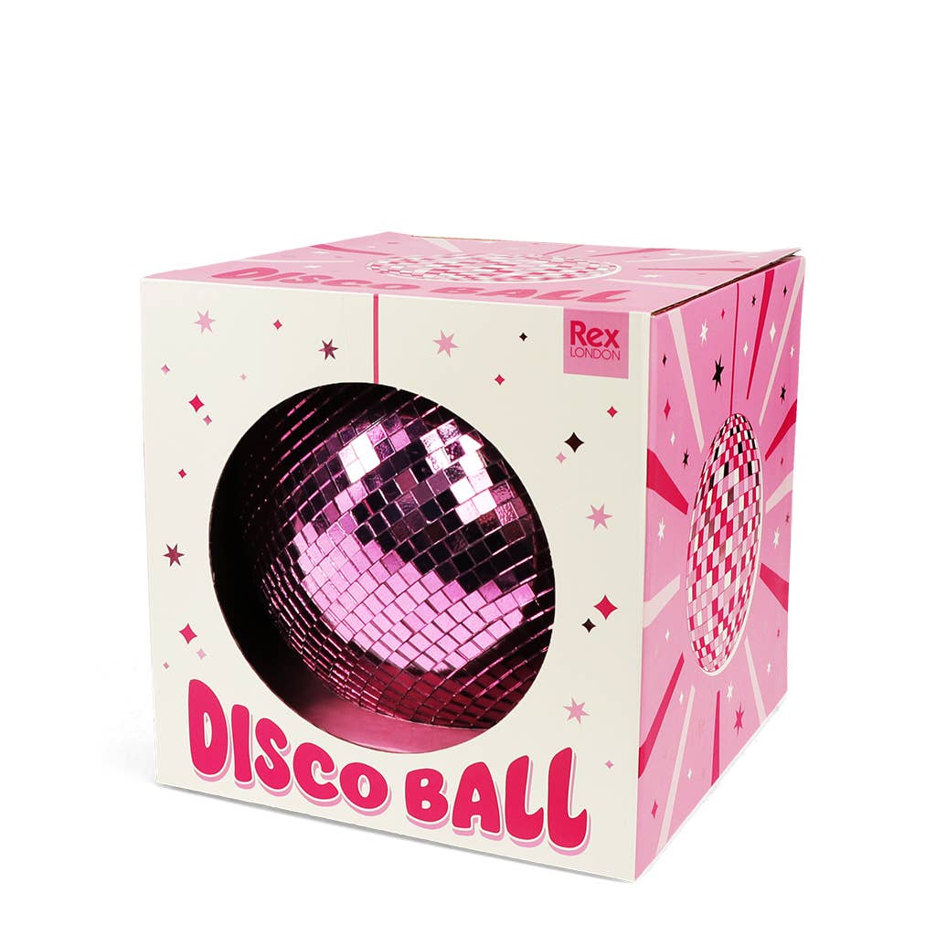 Hängende Discokugel (15 cm) - Pink