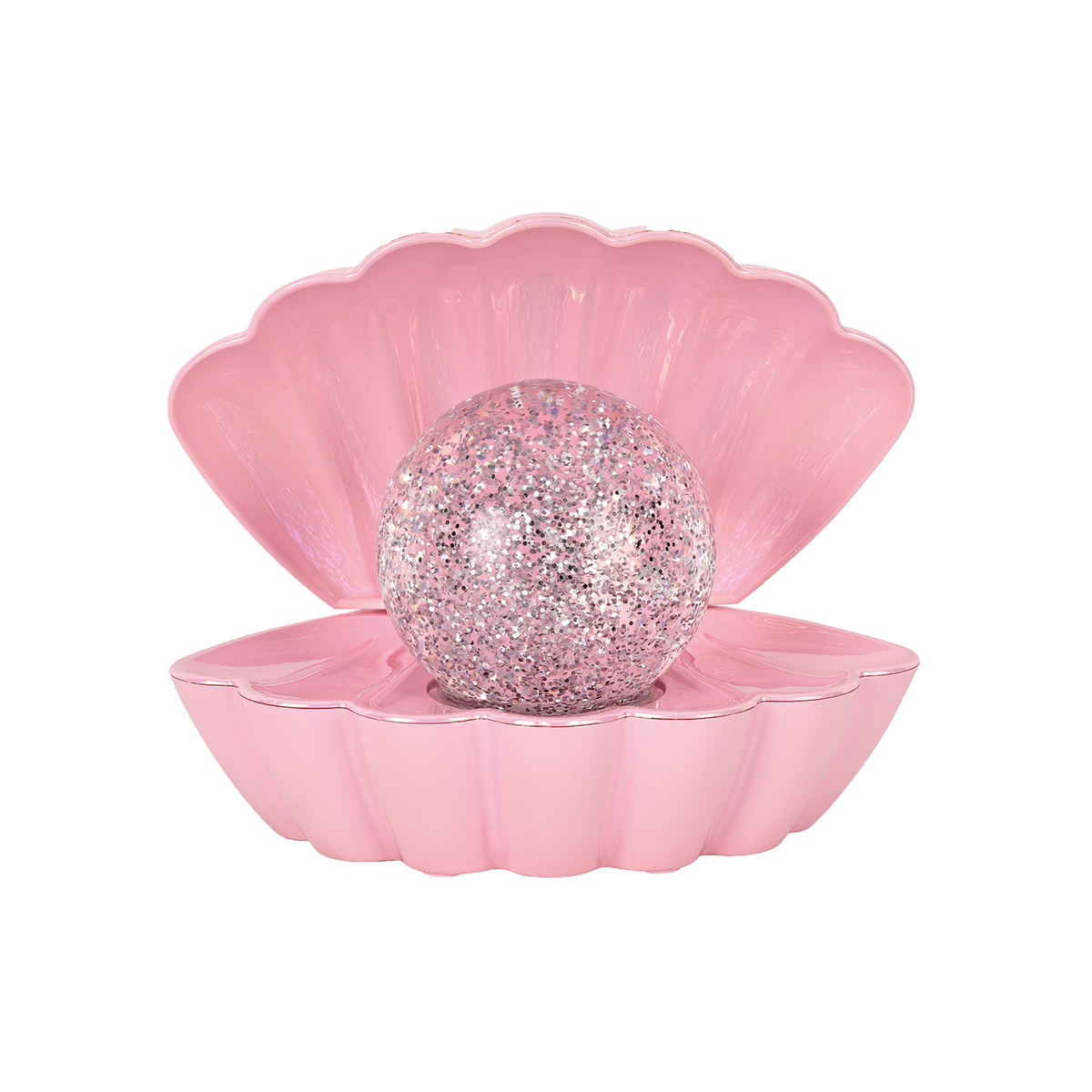Glänzendrosa Coki batteriebetriebene Dekoleuchte - L17,5 D12,5 H15 cm