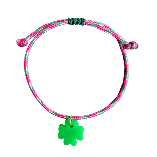 Armband Lume Charms | Kleeblatt Grün
