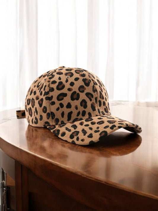 Leopardenmuster Cap MJ05: Braun