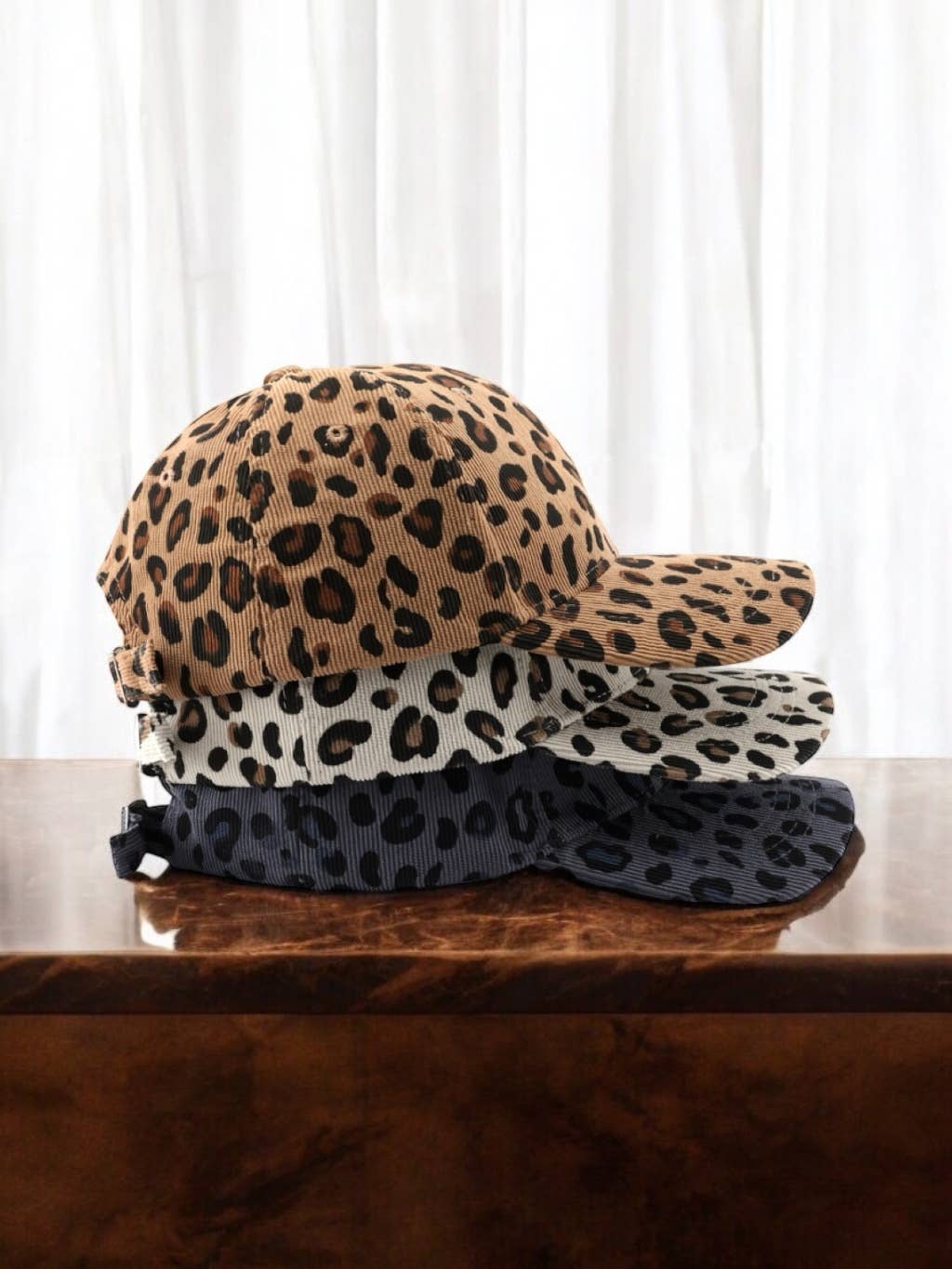 Leopardenmuster Cap MJ05: Braun