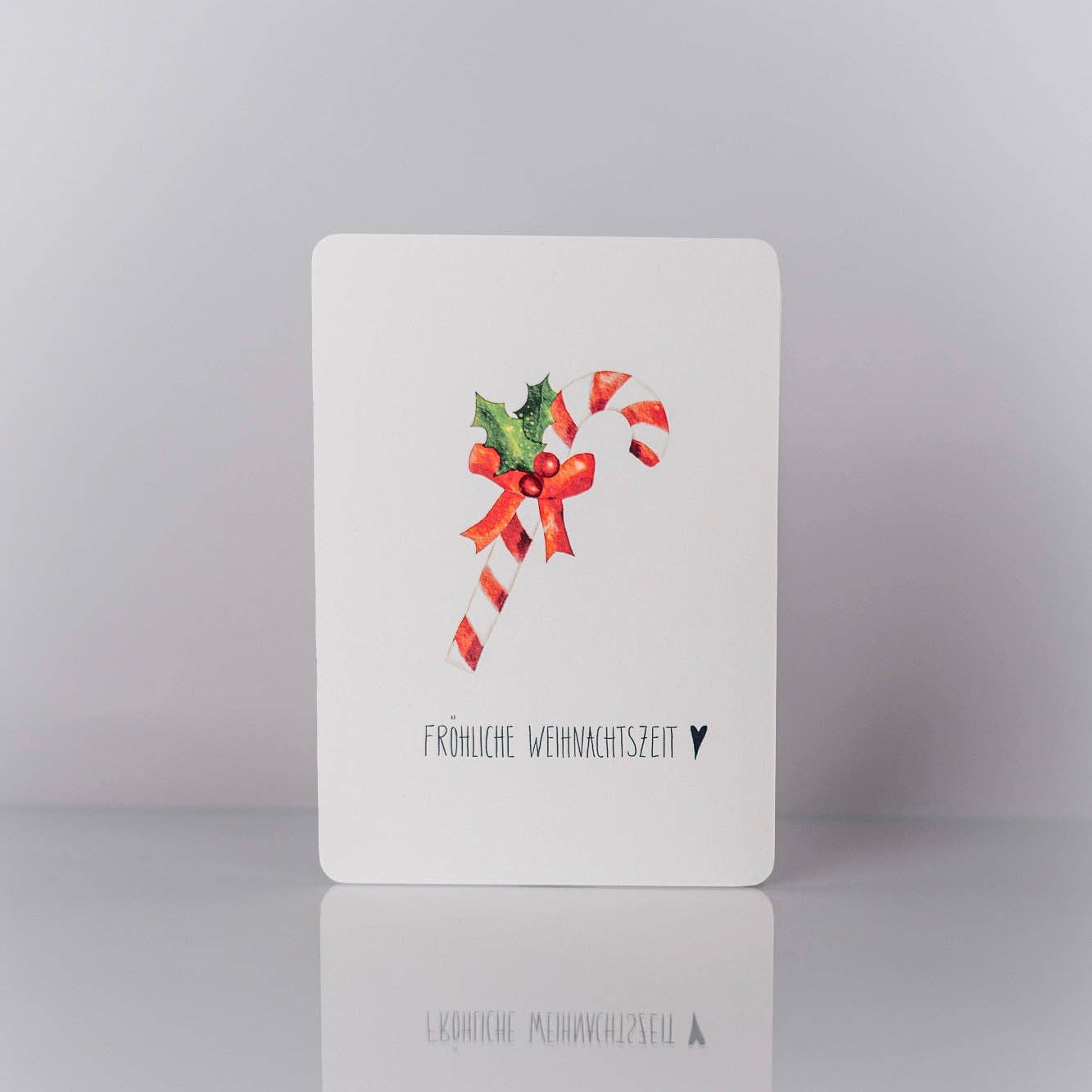 Zuckerstange: Postkarte
