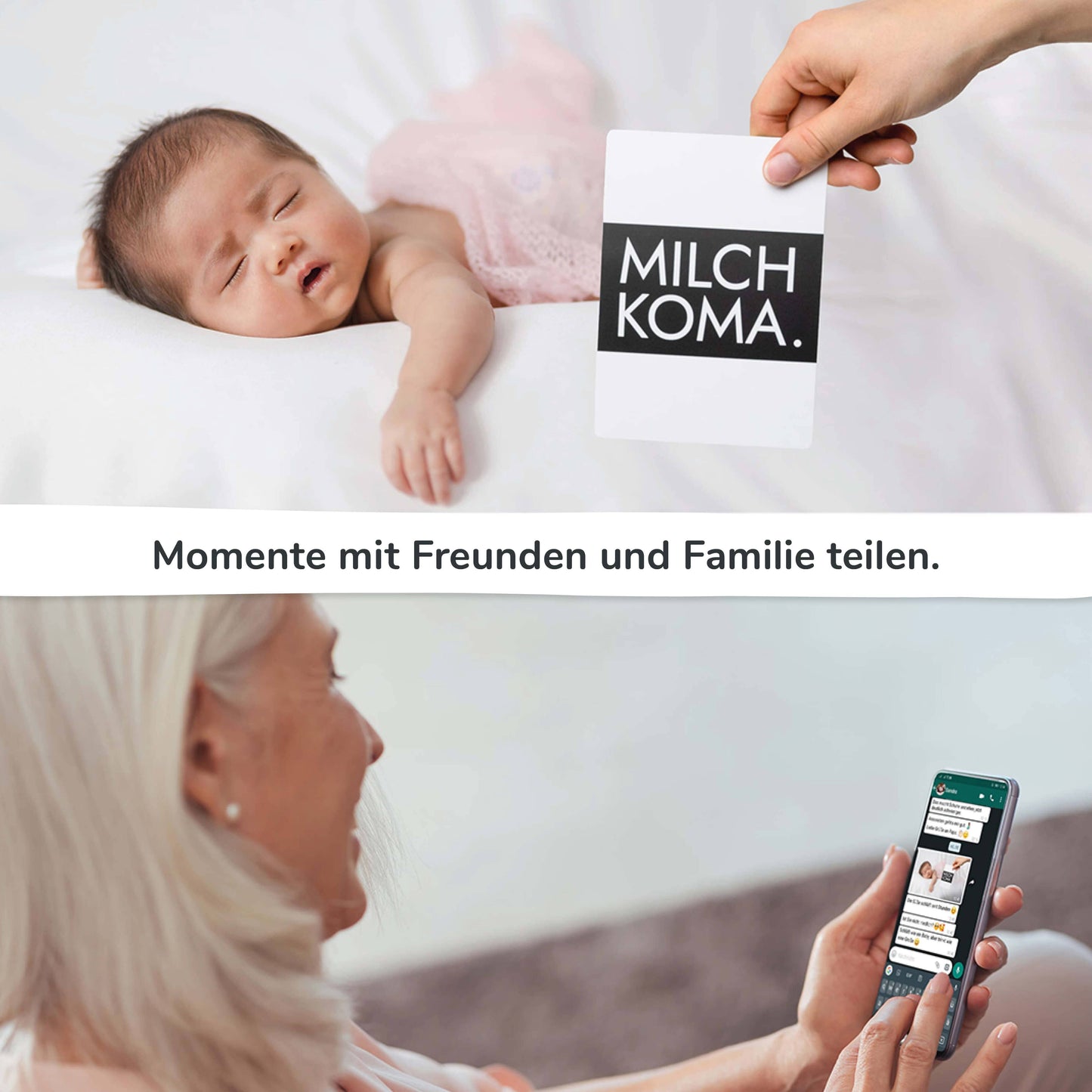Ehrliche Meilensteine für Babys - Witzige Meilensteinkarten