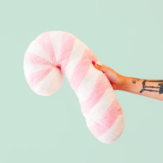 Candy Cane Weihnachtskissen | Rosa