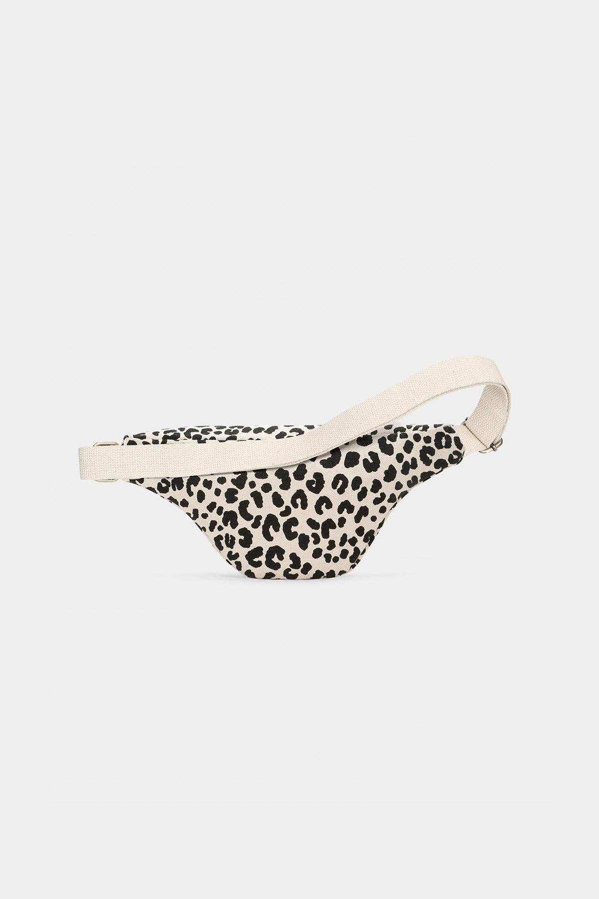 Olivia Gürteltasche Leopard Ecru