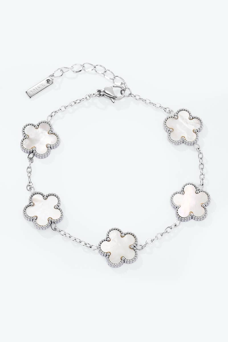 Armband aus Edelstahl 324AQ001: Blanc/Or / 100% Acier inoxydable
