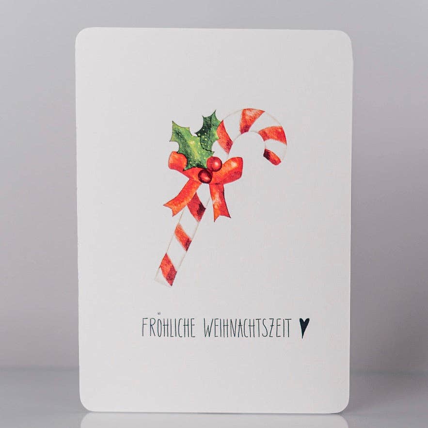 Zuckerstange: Postkarte