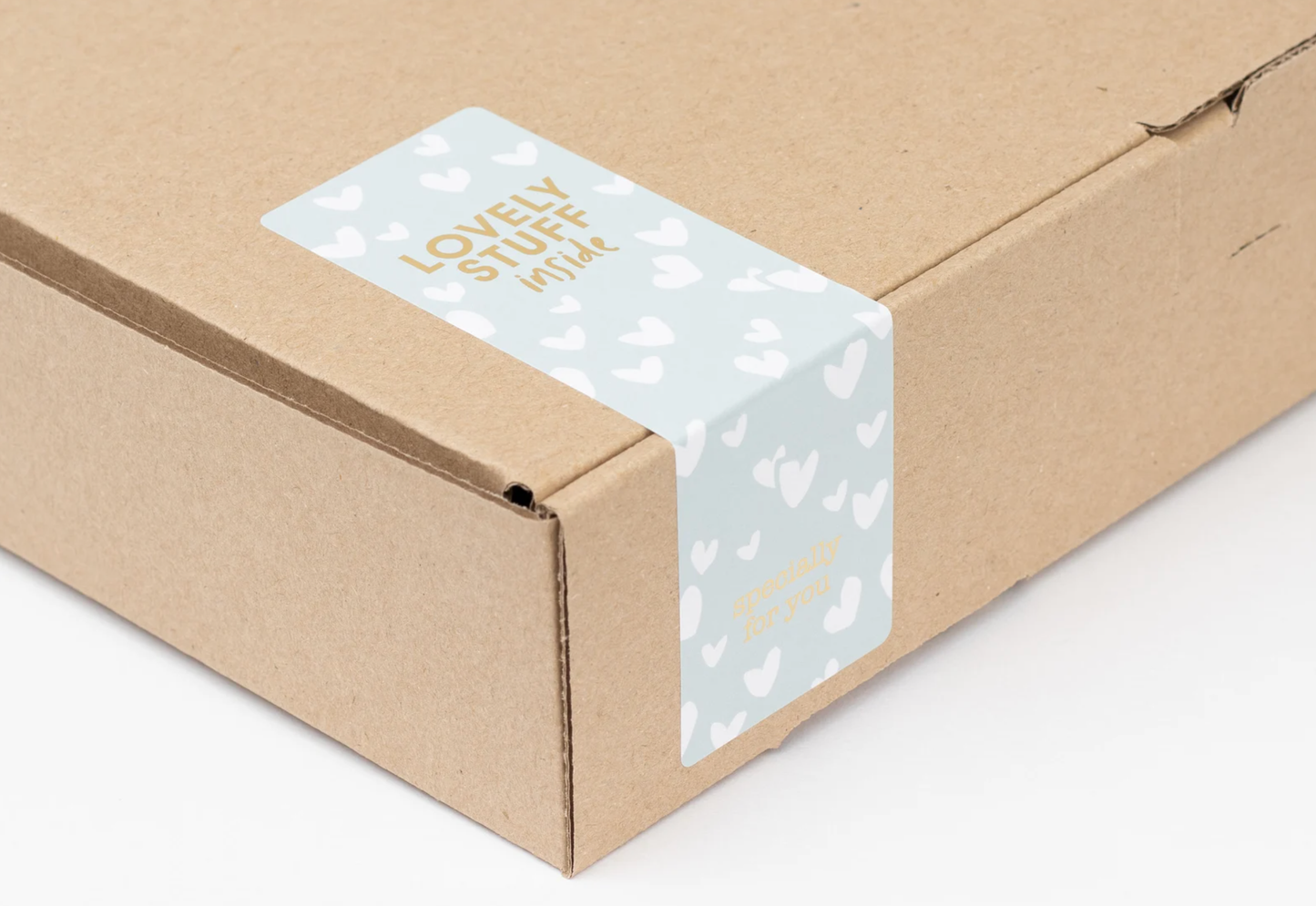 Aufkleber "Lovely Stuff inside" (490 Aufkleber)