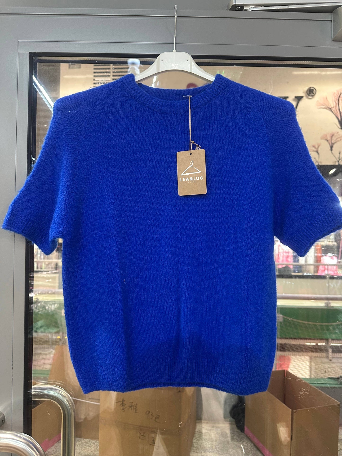 Alpaka-Pullover mit 3/4-Ärmeln, Ref 1012: Schwarz