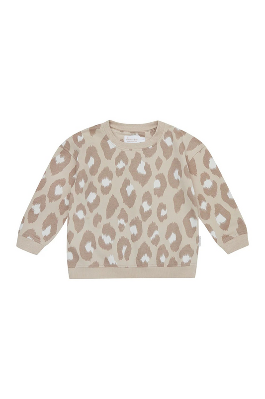 Oversized Sweater Kids 'Leoprint'