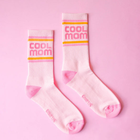Cool Mom Rippsocken mit Rundhalsausschnitt
