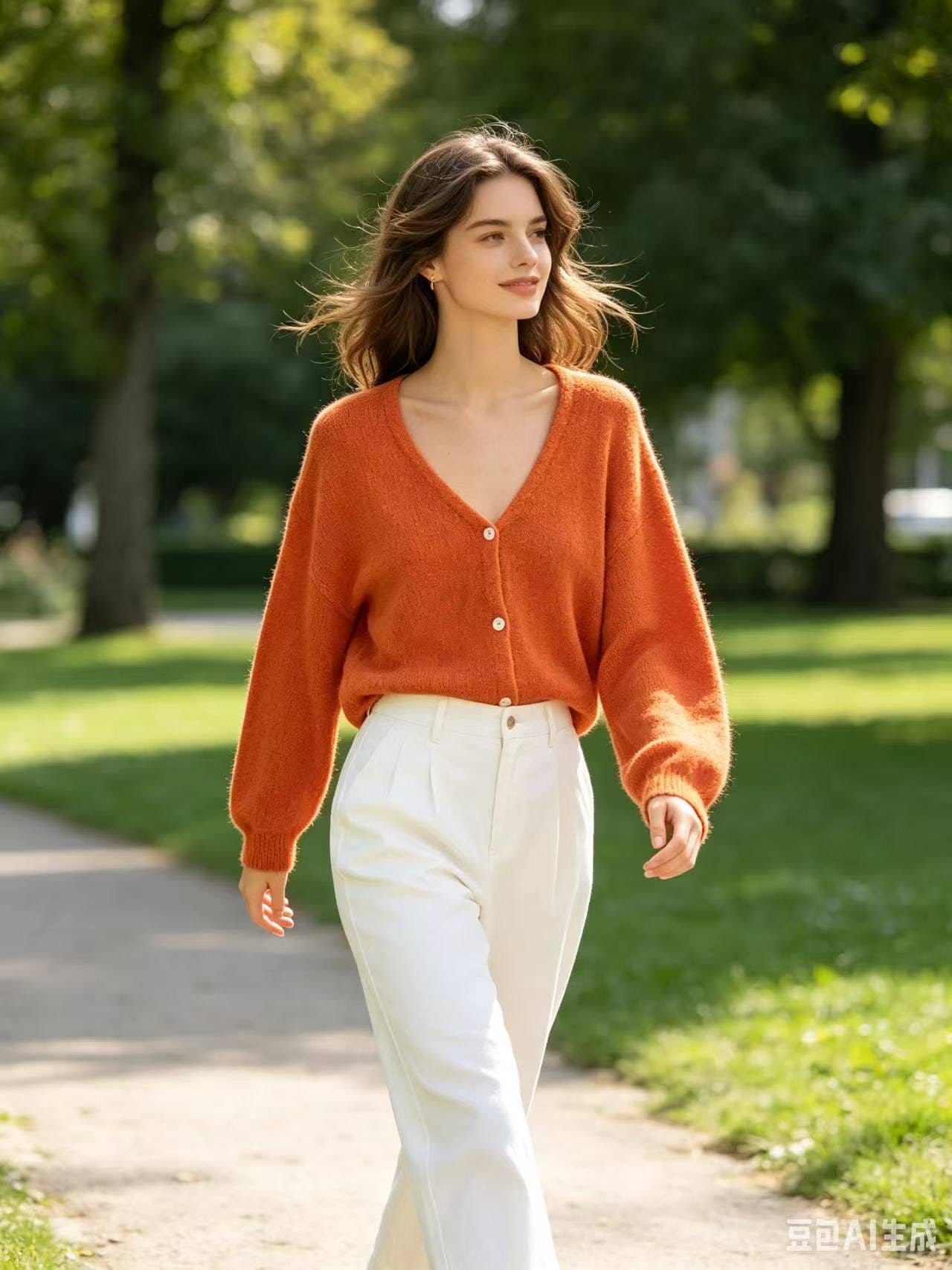 Alpaka-Cardigan mit V-Ausschnitt REF 1026: Schwarz