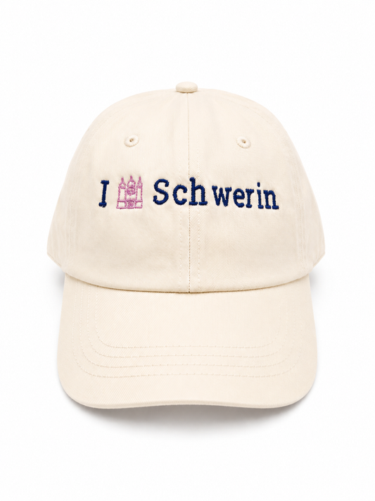 Cap 'I 🏰 Schwerin' Creme