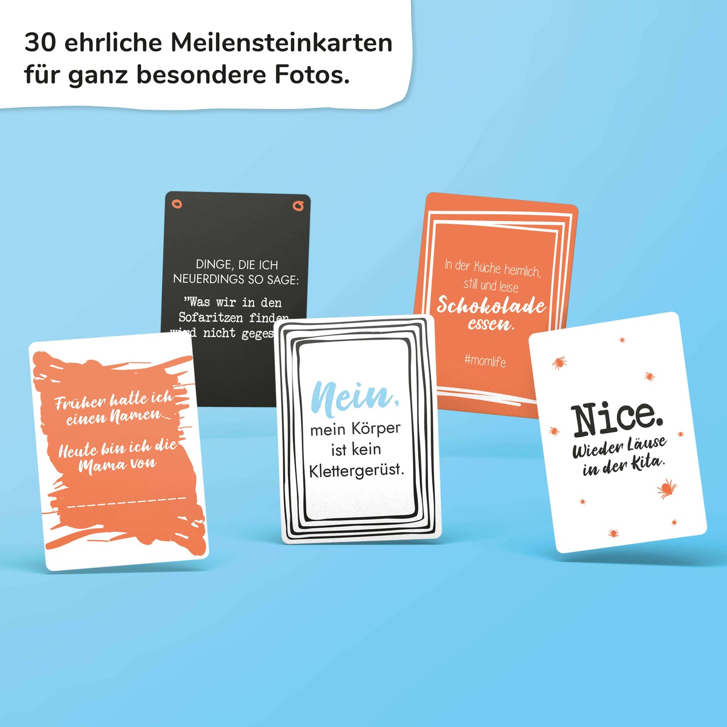 Ehrliche Meilensteine Momlife - Witzige Meilensteinkarten