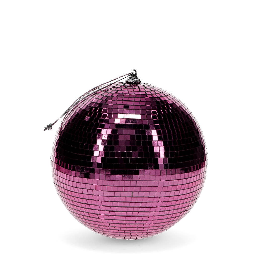 Hängende Discokugel (15 cm) - Pink