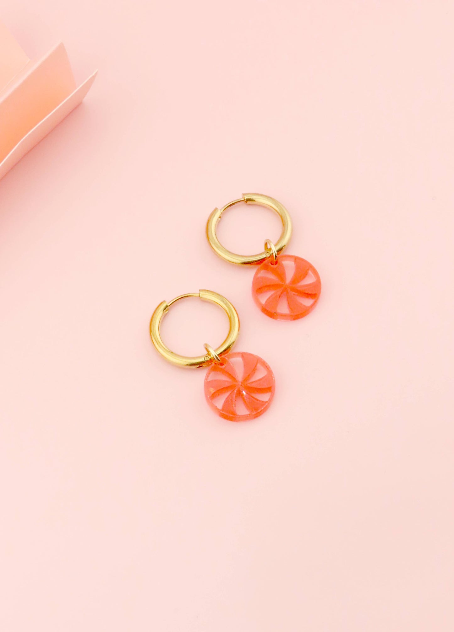 Peppermint Candy Creolen: Gold