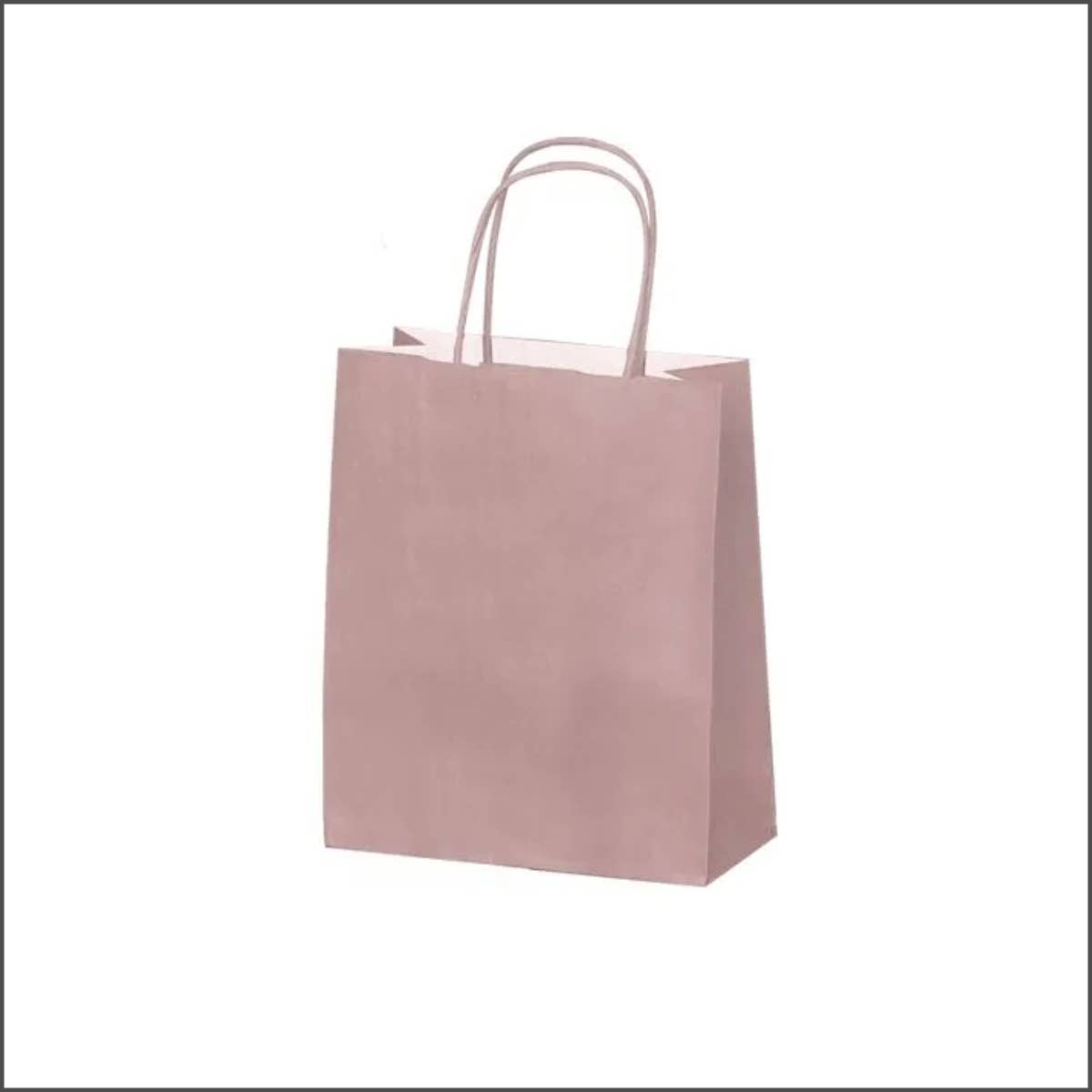 Papiertüte (S) – Altrosa / Puderrosa - 100Stk.: 100 Teile