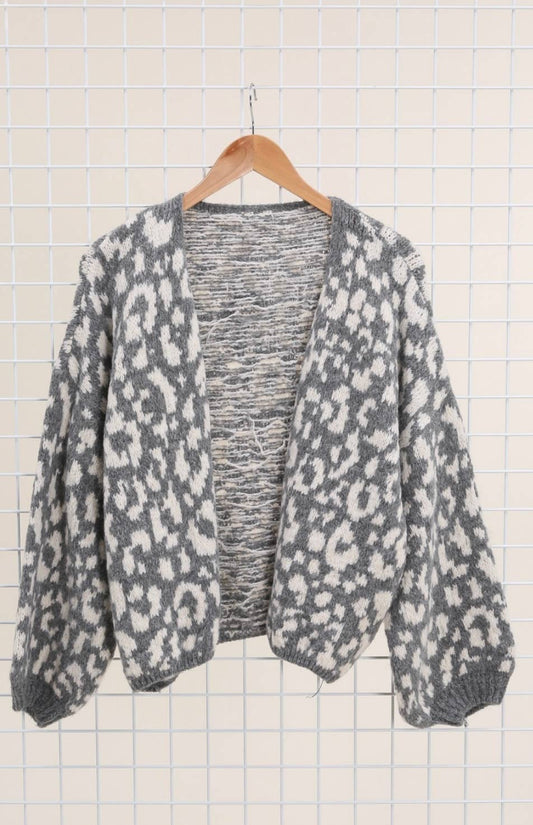 Strickjacke Artikelnummer 50816: Grau