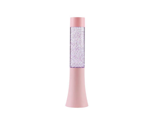 Flared Glitter Lampe Pastellrosa