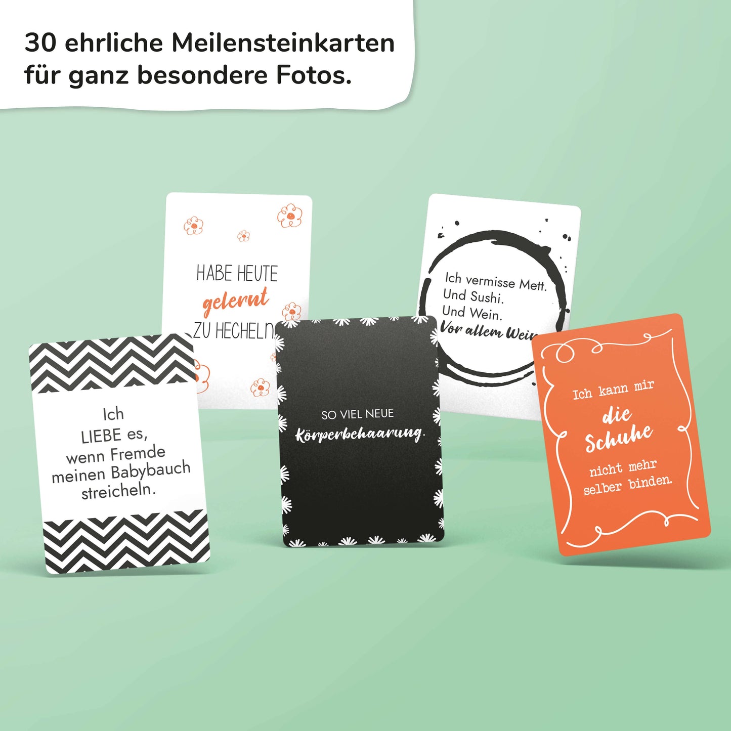 Ehrliche Meilensteine für die Schwangerschaft - Humorvoll