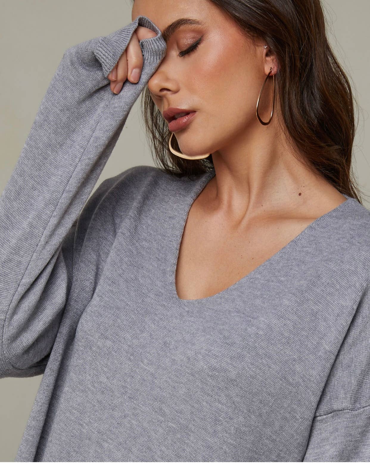 Strickkleid REF. 6111: Taupe