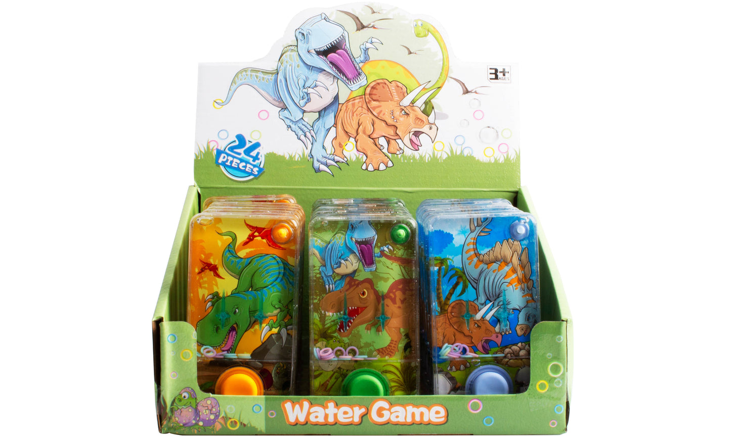 Dino-Wasserspiel, 3 verschiedene Modelle im Display