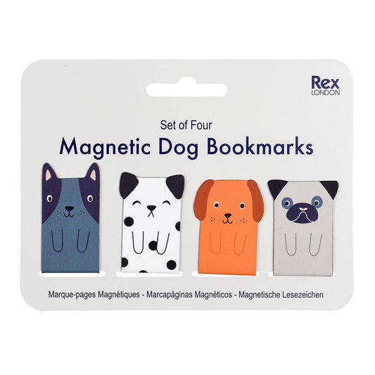 Magnetische Lesezeichen für Hunde (4er-Set)