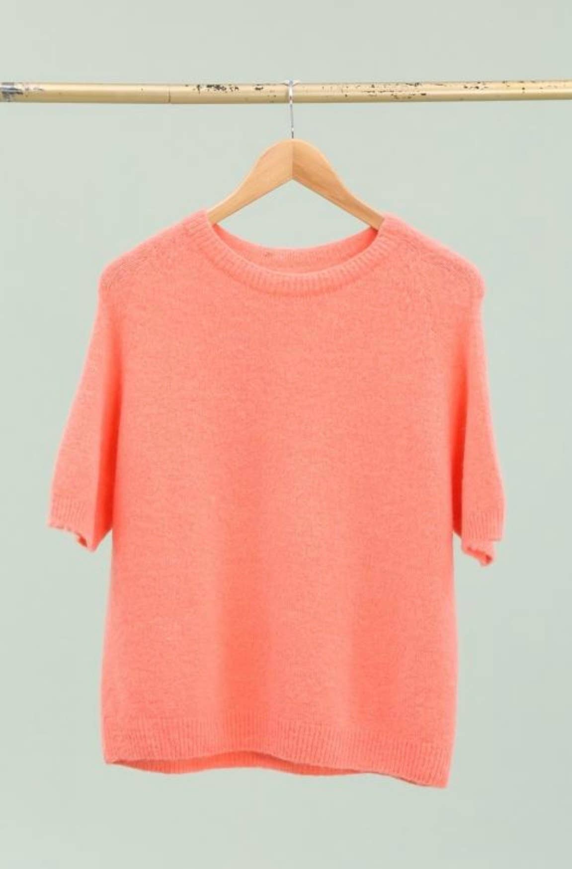 Alpaka-Pullover mit 3/4-Ärmeln, Ref 1012: Schwarz