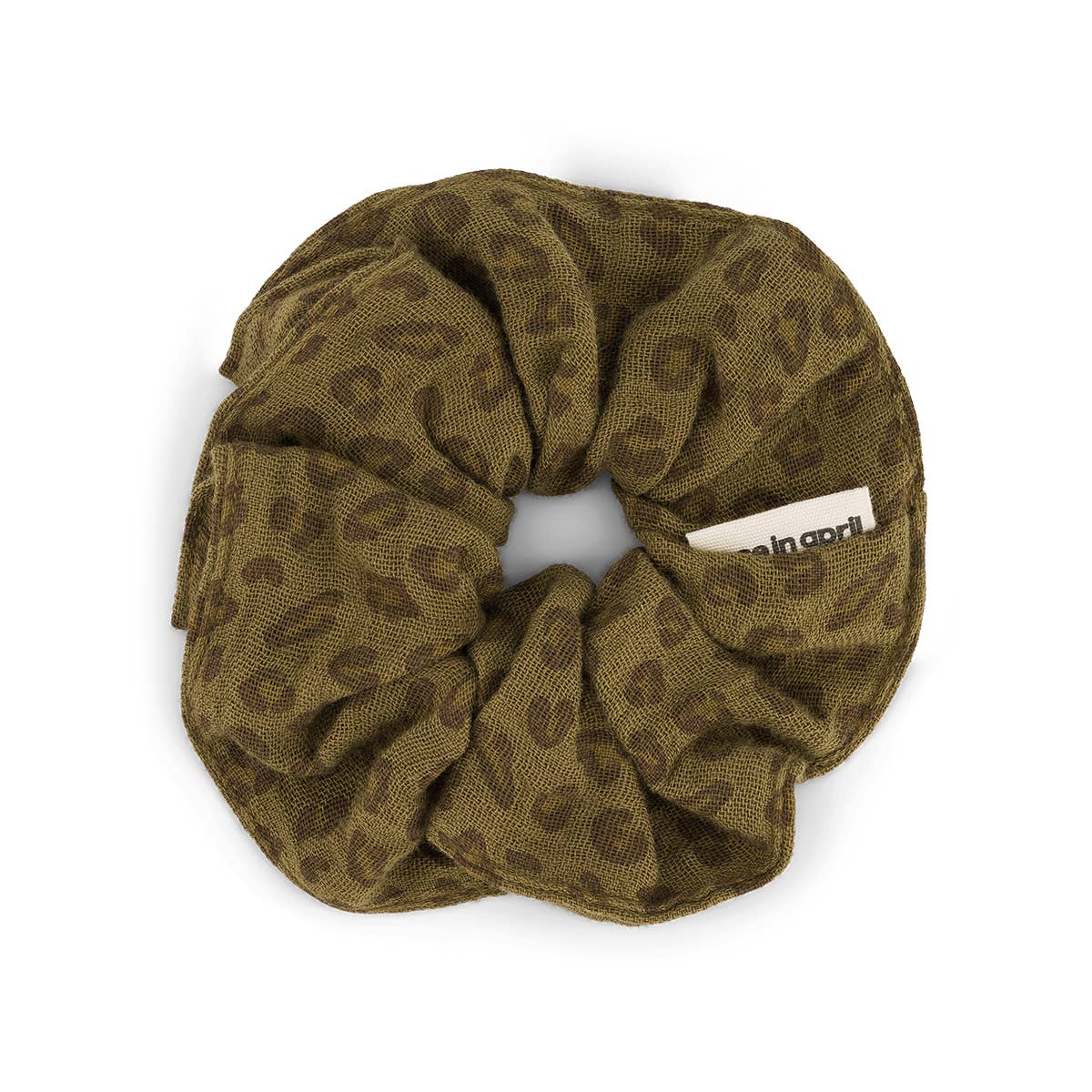 MINI-LEOPARDEN-OLIVE CHOUCHOU