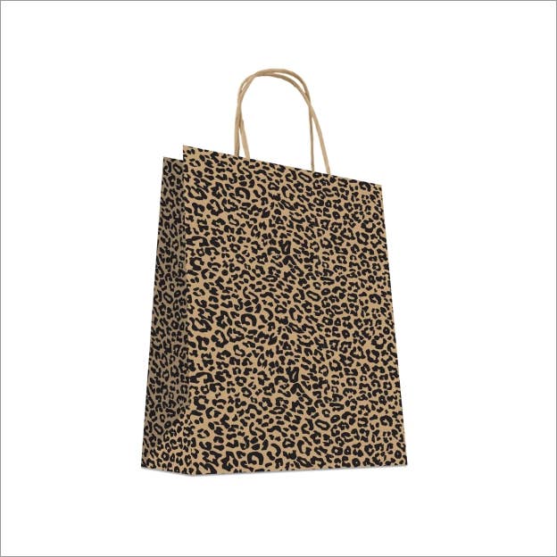 Papiertüte - Krafttasche Mittel - Panther - 100 Stk